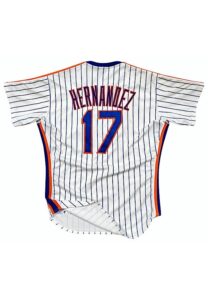 1988 Keith Hernandez New York Mets Game-Used & Autographed Home Jersey