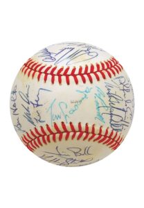 1988 LA Dodgers World Championship Team Autographed Baseball