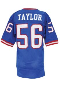 1988 Lawrence Taylor New York Giants Game-Used Home Jersey