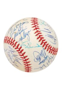 1988 Los Angeles Dodgers World Championship Team Autographed Baseball