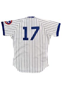 1988 Mark Grace Chicago Cubs Game-Used Home Jersey