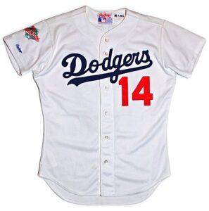 1988 Mike Scioscia LA Dodgers Game-Used World Series Home Jersey