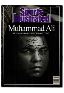 1988 Muhammad Ali Autographed & Inscribed Sports Illustrated Program