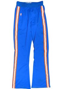 1988 New York Knicks Player-Worn Warm-Up Pants Attributed To Patrick Ewing