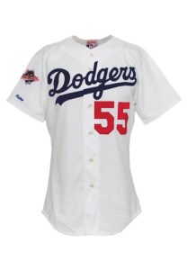 1988 Orel Hershiser LA Dodgers World Series Game-Used Home Jersey