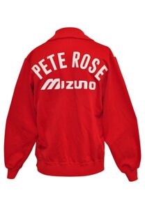 1988 Pete Rose Player Worn & Autographed Warm-Up Mizuno Jacket