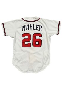 1988 Rick Mahler Atlanta Braves Game-Used Jersey