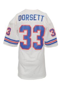 1988 Tony Dorsett Denver Broncos Game-Used Road Jersey