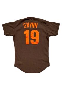 1988 Tony Gwynn SD Padres Player Worn BP Jersey