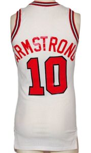 1989-1990 B.J. Armstrong Rookie Chicago Bulls Game-Used Home Jersey