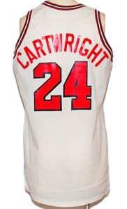 1989-1990 Bill Cartwright Chicago Bulls Game-Used Home Jersey