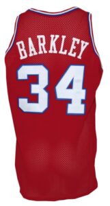 1989-1990 Charles Barkley Philadelphia 76ers Game-Used & Autographed Road Jersey