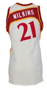 1989-1990 Dominique Wilkins Atlanta Hawks Game-Used Home Jersey