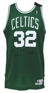 1989-1990 Kevin McHale Boston Celtics Game-Used & Autographed Road Jersey