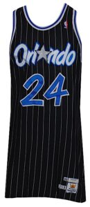 1989-1990 Reggie Theus Orlando Magic Game-Used Road Knit Uniform