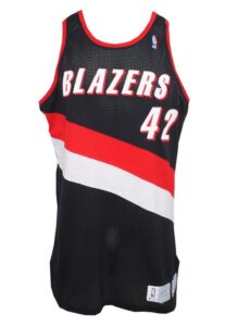 1989-90 & 1991-92 Buck Williams & Wayne Cooper Portland Trailblazers Game-Used Road Jerseys & 1991-92 Worn Road Warm-Up Jackets