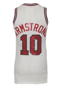 1989-90 B.J. Armstrong Rookie Chicago Bulls Game-Used Home Jersey 