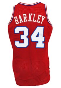 1989-90 Charles Barkley Philadelphia 76ers Game-Used & Autographed Road Jersey