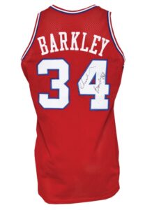 1989-90 Charles Barkley Philadelphia 76ers Game-Used & Autographed Road Jersey