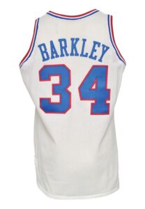 1989-90 Charles Barkley Philadelphia 76ers Game-Used Home Jersey