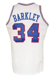 1989-90 Charles Barkley Philadelphia 76ers Game-Used Home Uniform (2)