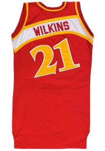 1989-90 Dominique Wilkins Atlanta Hawks Pro Cut Jersey