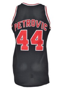 1989-90 Dražen Petrovic Rookie Portland Trailblazers Game-Used Road Jersey