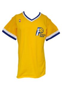 1989-90 Indiana Pacers Worn Shooting Shirt Attributed to Reggie Miller