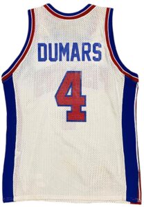 1989-90 Joe Dumars Detroit Pistons Game-Used & Autographed Jersey