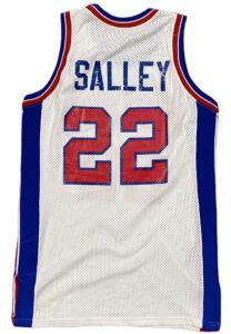 1989-90 John “Spider” Salley Detroit Pistons Game-Used & Autographed Jersey