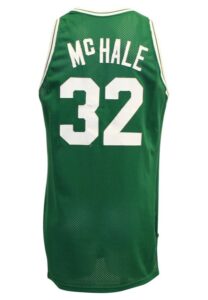 1989-90 Kevin McHale Boston Celtics Game-Used & Autographed Road Jersey