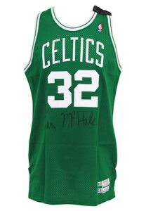 1989-90 Kevin McHale Boston Celtics Game-Used & Autographed Road Jersey