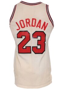 1989-90 Michael Jordan Chicago Bulls Game-Used Home Jersey