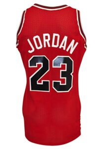 1989-90 Michael Jordan Chicago Bulls Game-Used Road Jersey