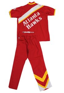 1989-90 Moses Malone Atlanta Hawks Player-Worn Warm-Up Suit