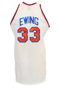 1989-90 Patrick Ewing New York Knicks Game-Used & Autographed Home Jersey