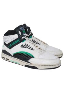 1989-90 Paul Pressey Milwaukee Bucks Game-Used & Twice-Autographed Sneakers