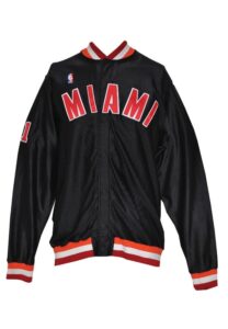 1989-90 Sherman Douglas Miami Heat Rookie Worn Warm-Up Suit