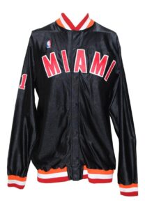 1989-90 Sherman Douglas Rookie Miami Heat Warm Up Suit