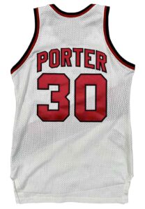 1989-90 Terry Porter Portland Trail Blazers Game-Used & Autographed Jersey