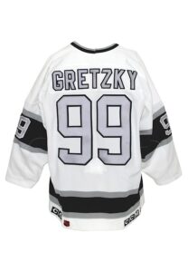 1989-90 Wayne Gretzky LA Kings Game-Used Home Jersey