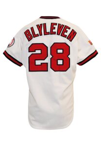 1989 Bert Blyleven California Angels Game-Used Home Jersey