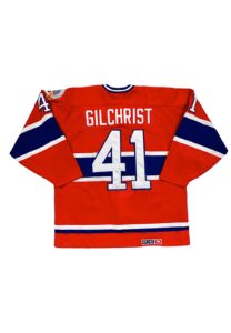 1989 Brent Gilchrist Montreal Canadiens Stanley Cup Finals Game-Used Jersey 