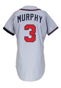 1989 Dale Murphy Atlanta Braves Game-Used Road Jersey