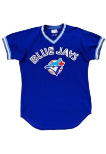 1989 Greg Myers Toronto Blue Jays Player Worn BP Jersey