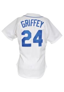 1989 Ken Griffey Jr. Rookie Seattle Mariners Game-Used Home Jersey