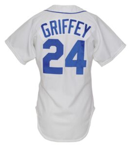 1989 Ken Griffey, Jr. Rookie Seattle Mariners Game-Used Home Jersey