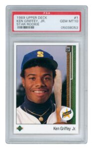 1989 Ken Griffey Jr Upper Deck #1 Rookie Card