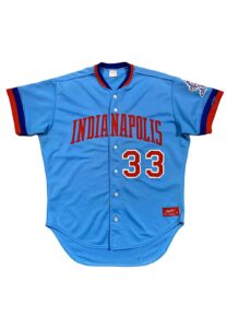 1989 Larry Walker Indianapolis Indians Minor League Game-Used Jersey