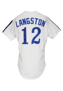 1989 Mark Langston Montreal Expos Game-Used Home Uniform